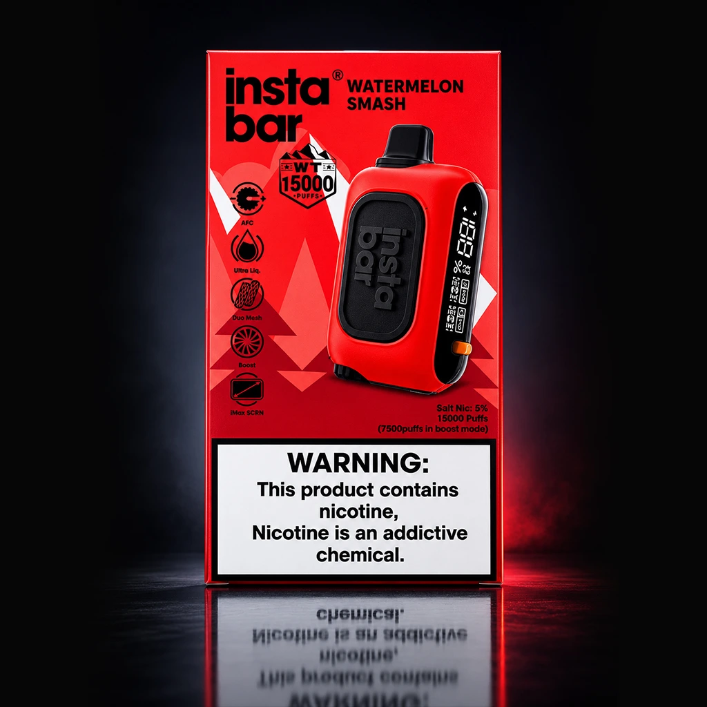 ویپ یکبار مصرف InstaBar 15000 طعم طالبی - سنیور